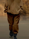 Causal Loose Hoodie Set Sets coofandy