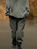 Causal Loose Hoodie Set Sets coofandy