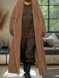 Thermal Long Hooded Outerwear Cardigans coofandy