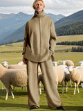 Soft Thermal 2-Piece Set Sets coofandy Camel M