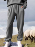 Simple Turtleneck Leisure 2-Piece Outfit Sets coofandy