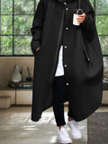 Windproof Oversized Hooded Coat Coat coofandy