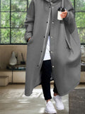Windproof Oversized Hooded Coat Coat coofandy