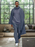 Premium Soft 3-Piece Outfits Sets coofandy Blue M