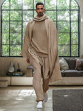 Premium Soft 3-Piece Outfits Sets coofandy Camel M