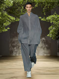 Simple Relaxed 2-Piece Outfits Sets coofandy Grey M
