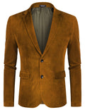 Two Button Slim Fit Blazers Retro Tuxedo Suit Jackets (US Only) Blazer coofandy
