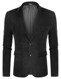 Two Button Slim Fit Blazers Retro Tuxedo Suit Jackets (US Only) Blazer coofandy