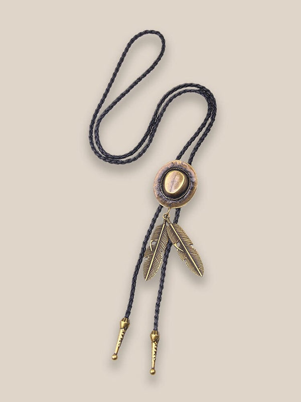 Western Cowboy Bolo Tie Necklace Necklace coofandystore Copper F