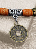 Faux Turquoise Bead Coin Pendant Accessory coofandystore