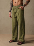 Casual Loose Style Beach Pants Pants coofandy Army Green XS