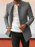 Coofandy Trendy Solid Tweed Blazer coofandystore Grey S