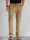 Casual Cotton Sweatpants Pants coofandystore Coffee S