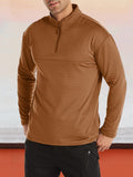 Square Check Rocker Fleece Basic T-Shirt T-Shirt coofandystore Khaki M