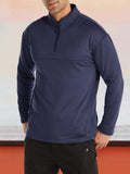 Square Check Rocker Fleece Basic T-Shirt T-Shirt coofandystore Navy Blue M