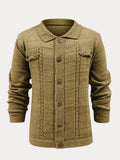 Single-Breasted Button Sweater Coat Sweaters coofandystore