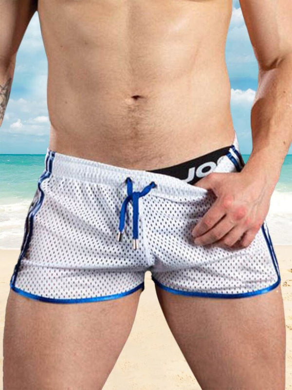 Breathable Mesh Quick-drying Sports Beach Shorts Shorts coofandystore White M