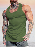 Gym Workout Tank Top Tank Tops coofandystore Green M
