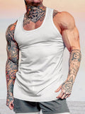 Gym Workout Tank Top Tank Tops coofandystore White M