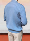 Elegant V-Neck Knit Cardigan Cardigans coofandy