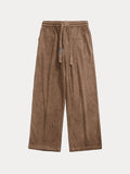 Casual Straight-Leg Corduroy Pants Pants coofandystore