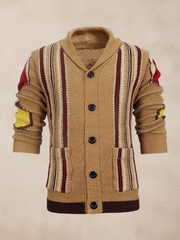 Vintage Jacquard Sweater Coat Sweater coofandy 