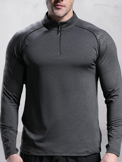 Slim Stretchy Quick-Dry Workout T-Shirt T-Shirt coofandy 