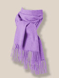 Comfy Tassel Faux Pashmina Scarf Scarf coofandy Light Purple F
