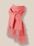 Comfy Tassel Faux Pashmina Scarf Scarf coofandy Watermelon Red F