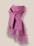 Comfy Tassel Faux Pashmina Scarf Scarf coofandy Purple F