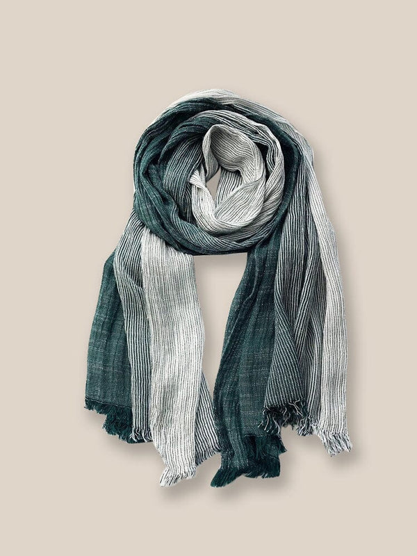 Soft 100% Cotton Tassel Scarf Scarf coofandy Army Green F