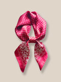 Sky-Friendly Printed Square Silk Scarf Scarf coofandy PAT10 F