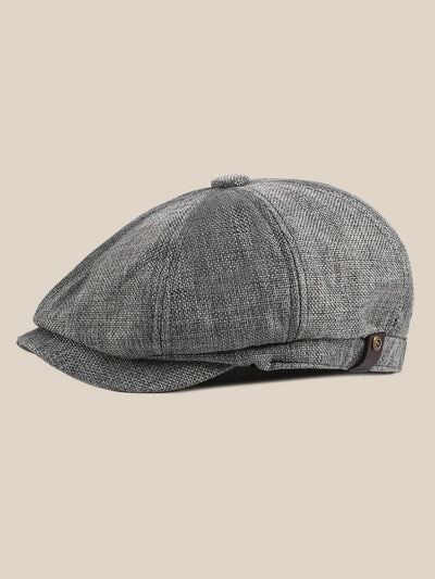 Vintage Adjustable Beret Hat Accessories coofandystore Dark Grey One Size 