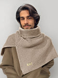 Simple Knit Pullover Shawl Scarf Scarf coofandy