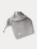 Simple Knit Pullover Shawl Scarf Scarf coofandy Light Grey F (51*53cm)