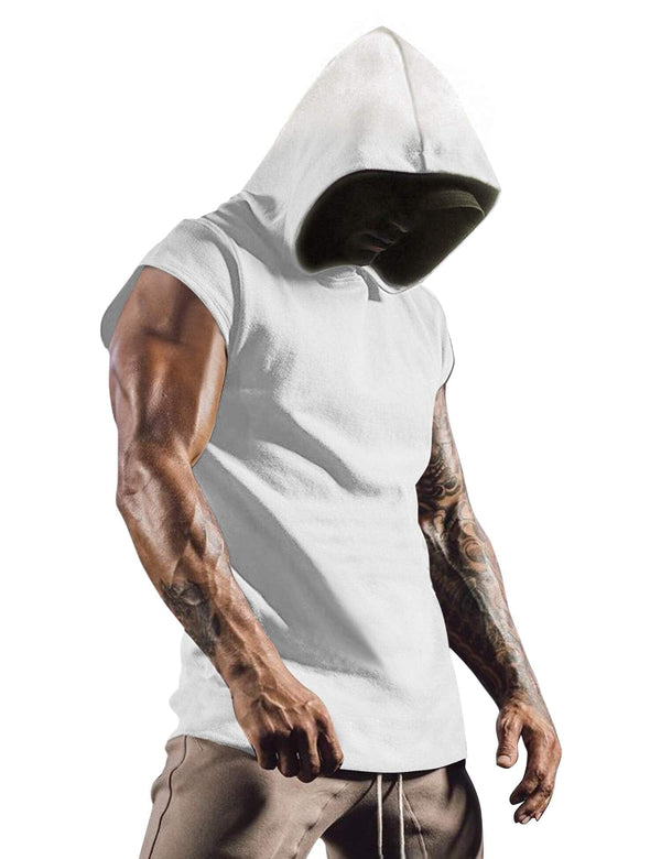Coofandy Gym Muscle Hooded Tank Top (US Only) Tank Tops coofandy