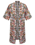 Coofandy Lightweight Kimono Robe (US Only) Robe coofandy White(paisley Print) S
