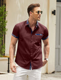 Coofandy Casual Plaid Collar Linen Style Shirt (US Only) Shirts coofandy