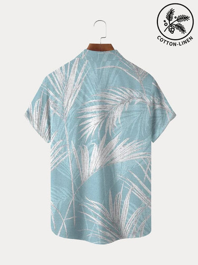Casual Hawaiian Cotton Linen Shirt Shirts coofandystore 