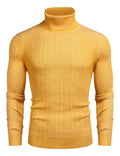 Coofandy Casual Slim Fit Sweater (US Only) Fashion Hoodies & Sweatshirts COOFANDY Store Yellow L