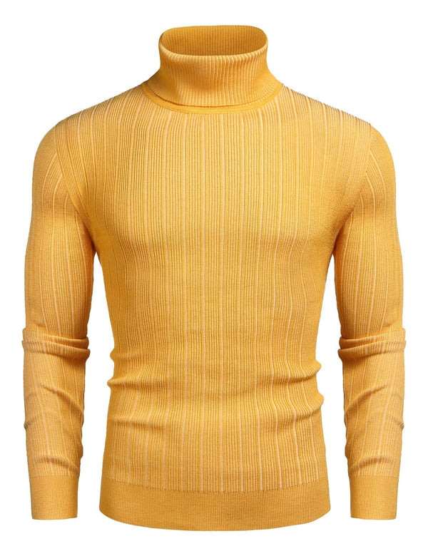 Coofandy Casual Slim Fit Sweater (US Only) Fashion Hoodies & Sweatshirts COOFANDY Store Yellow L