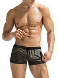 Swim Printed Square Leg Board Short (Us Only) Shorts coofandy Army Green S