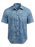Hawaiian Tropical Button Down Vintage Floral Shirt (US Only) Shirts coofandystore PAT5 S