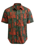 Hawaiian Tropical Button Down Vintage Floral Shirt (US Only) Shirts coofandystore PAT8 S