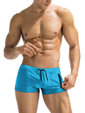 Coofandy Swim Square Leg Board Short (Us Only) Shorts coofandy Sky Blue S