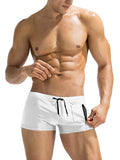 Coofandy Swim Square Leg Board Short (Us Only) Shorts coofandy White S