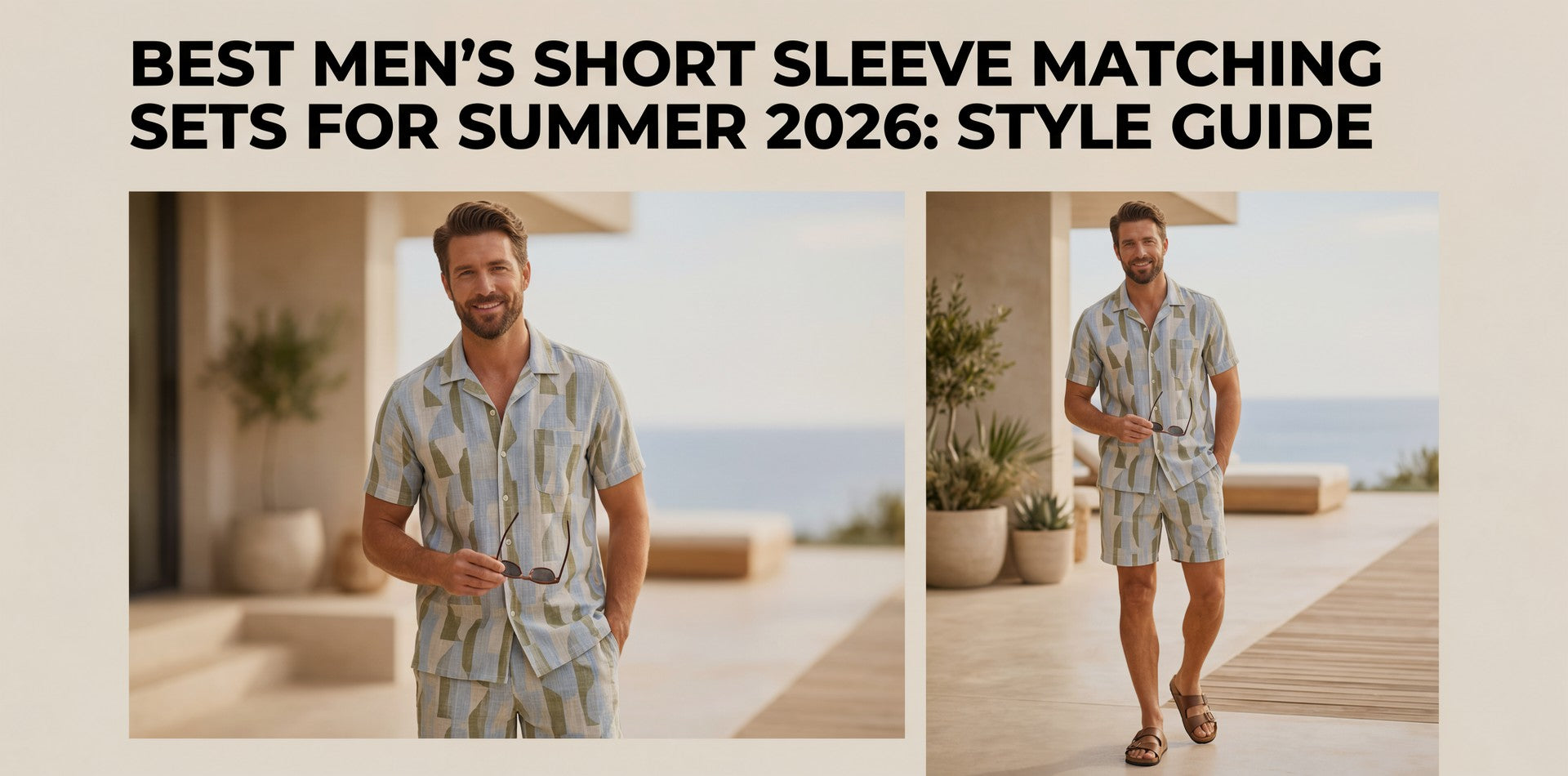 Best Men's Short Sleeve Matching Sets for Summer 2026