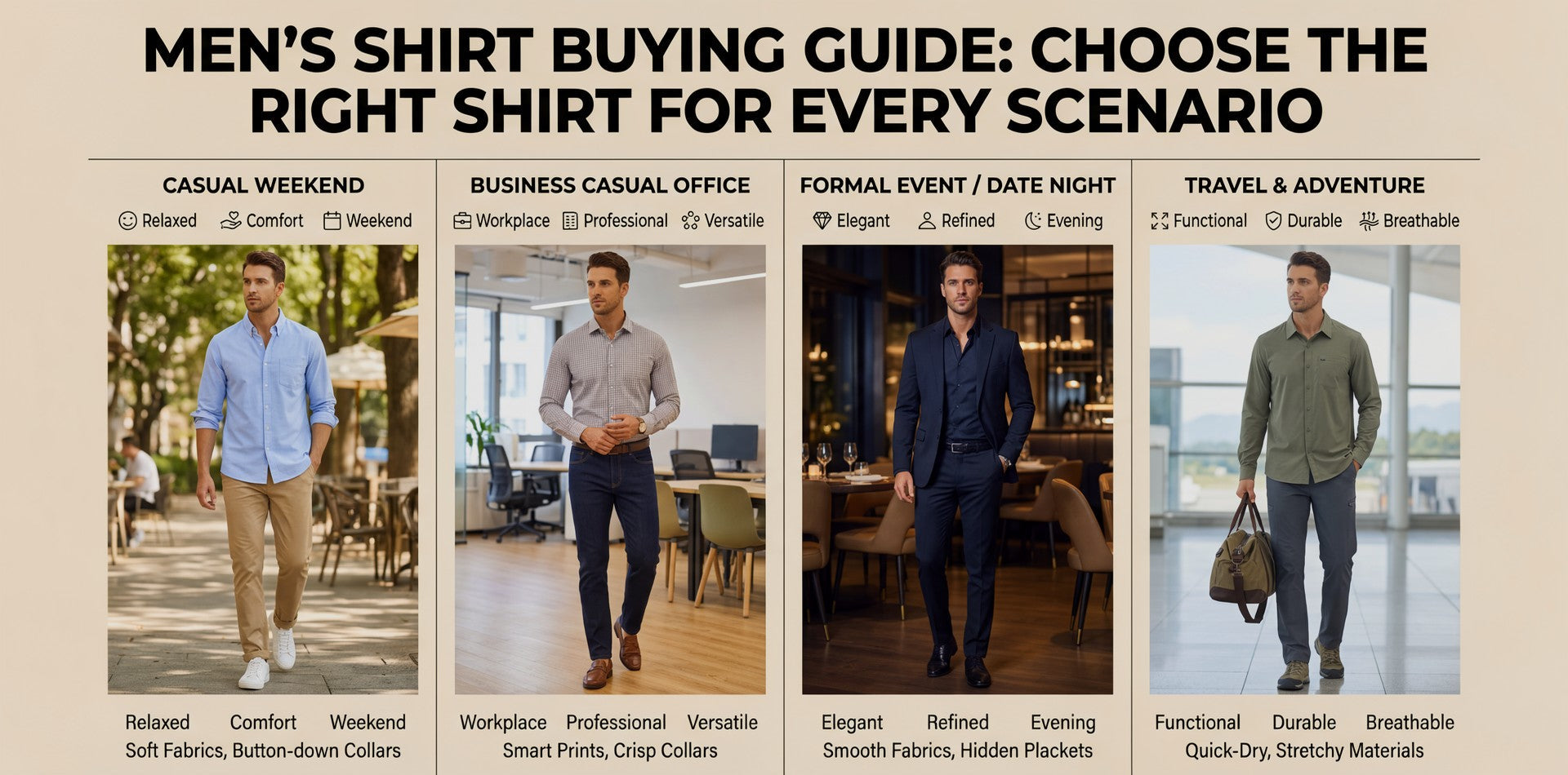 Men's Shirt Buying Guide 2026: Choose the Right Shirt