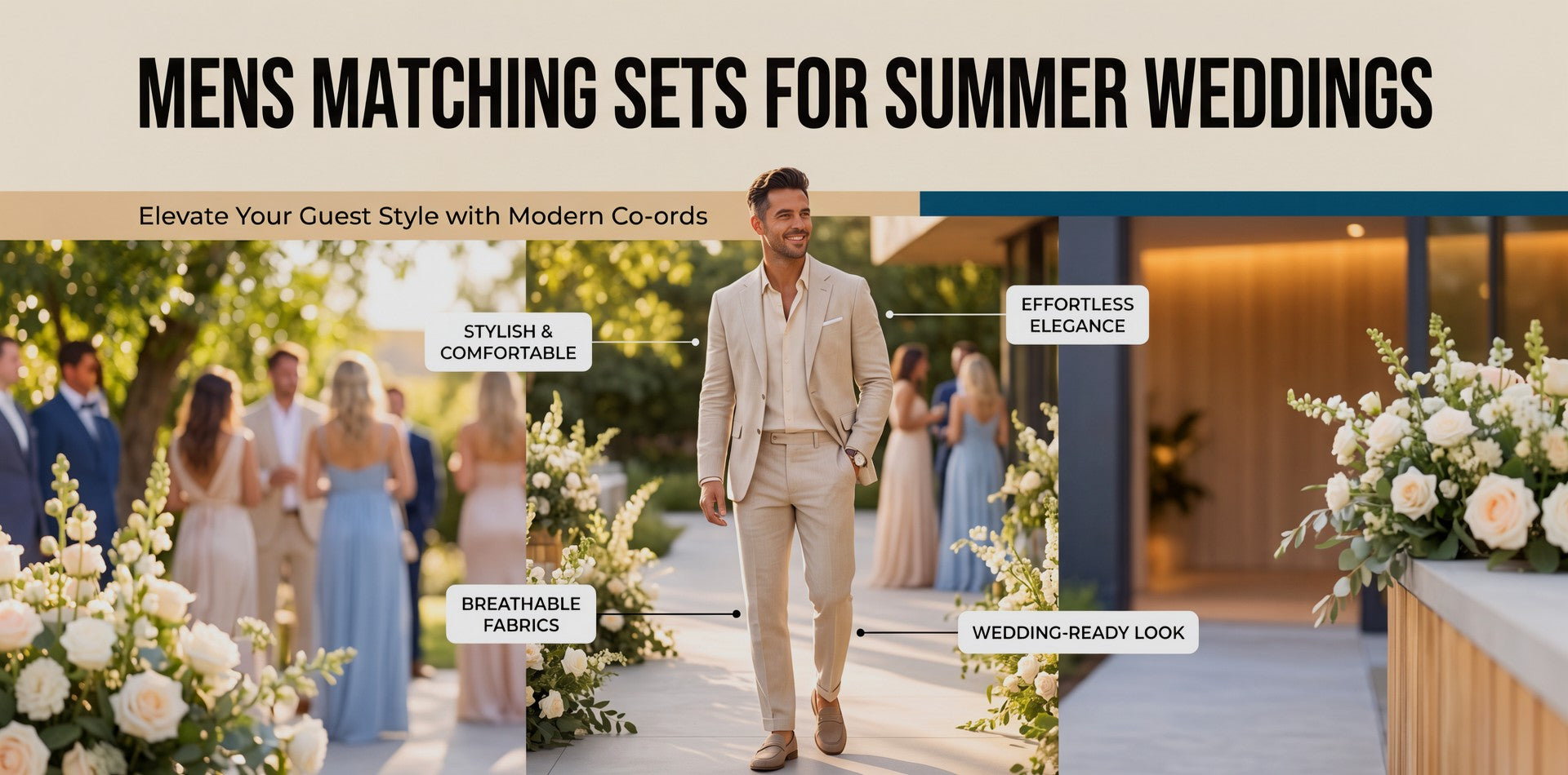 Men's Matching Sets for Summer Wedding Guests: The Complete Guide