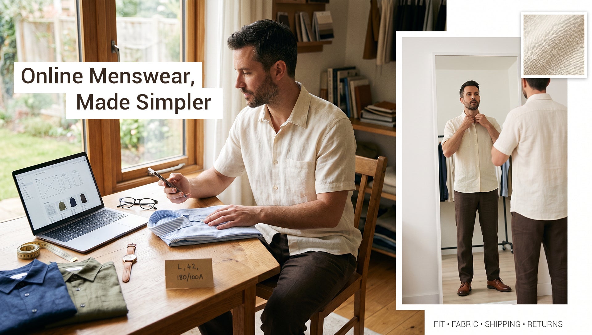 How to Choose an Online Menswear Store: Fit, Fabric, Shipping, and Returns